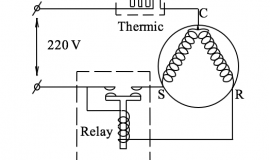 Cấu tạo hoạt động của rơle nhiệt (thermic, rơle bảo vệ) máy nén